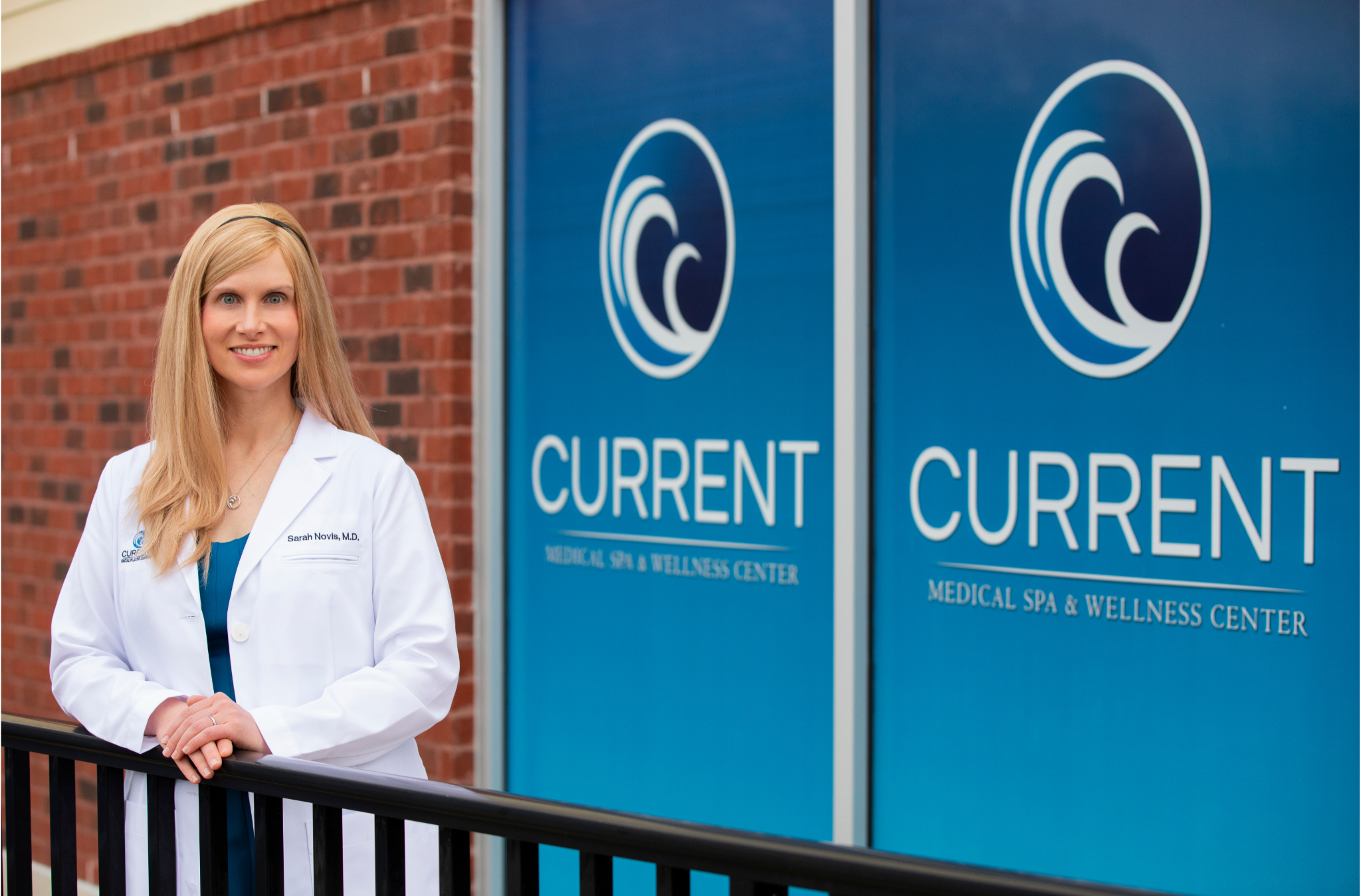 Dr. Sarah Novis outside the CURRENT office in North Myrtle Beach