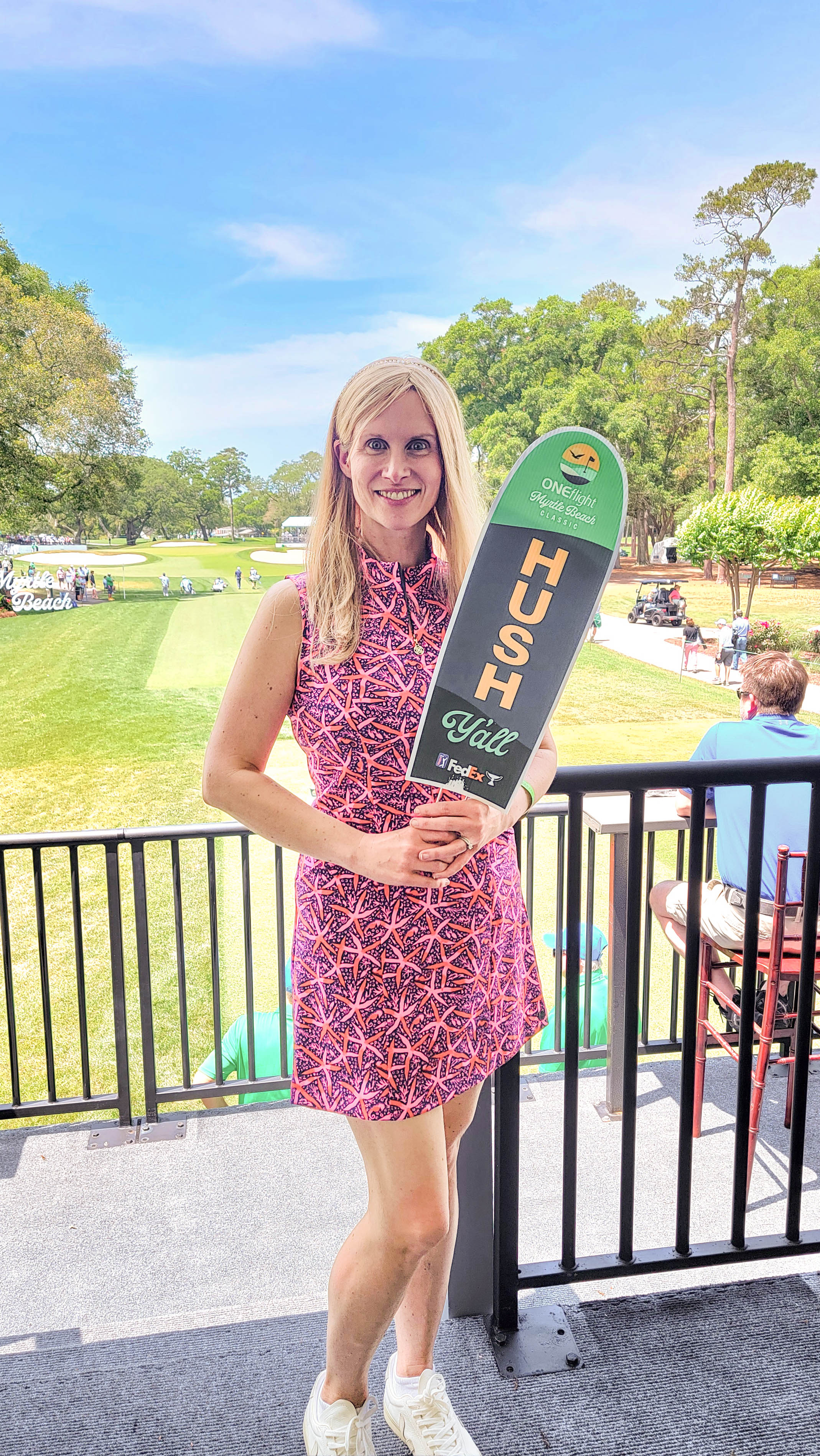 Dr. Novis at the Myrtle Beach Classic golf tournament