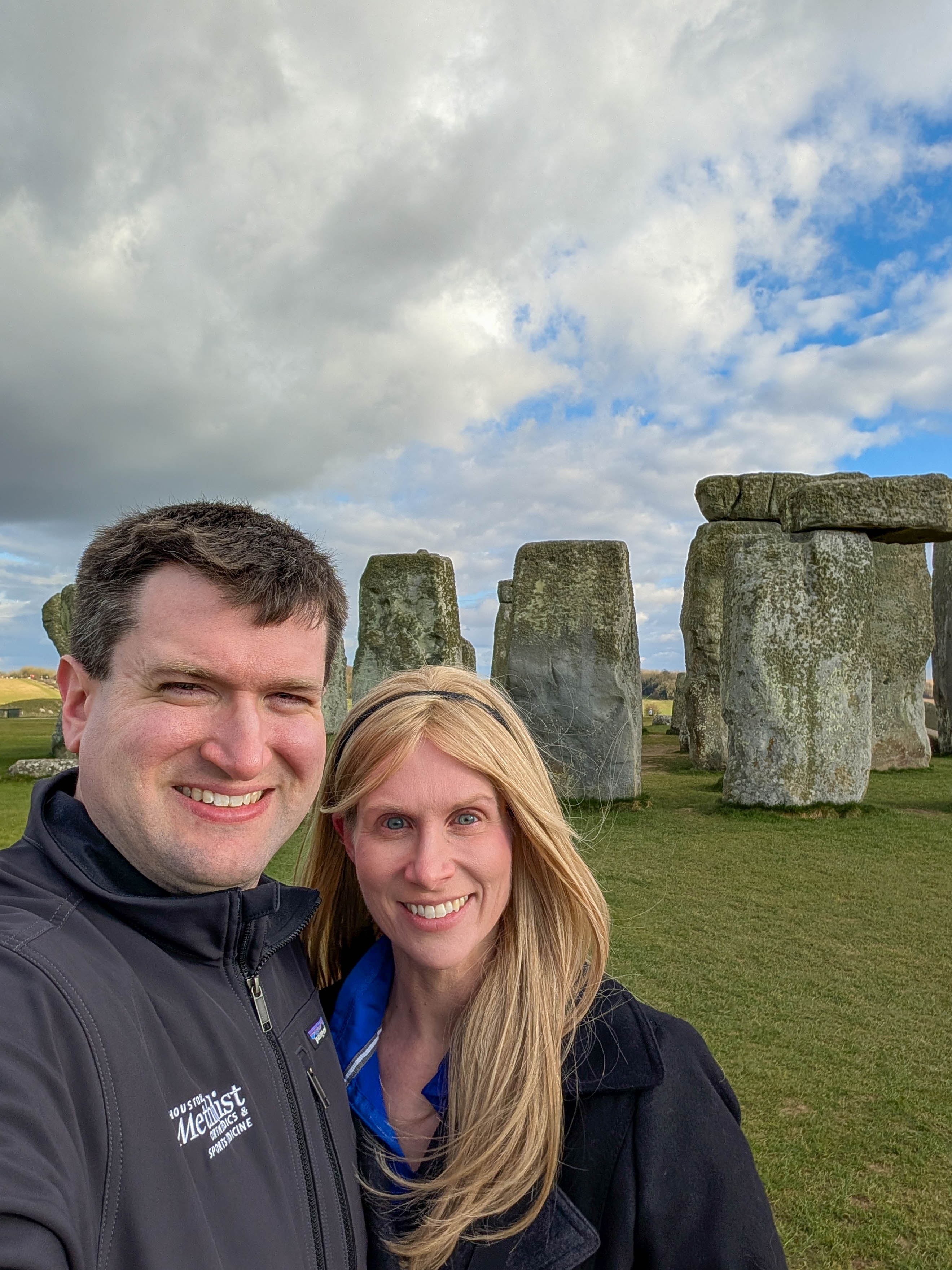 Dr. Novis and her husband at Stonehenge